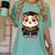 Cute Hamster Graduation Women's Comfort Colors T-Shirt Chalky Mint