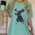 Dabbing Graduate Zebra Team Mascot Graduation Senior Shirt Women's Comfort Colors T-Shirt Chalky Mint