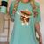 Dabbing Mexican Pizza Dance Food Lover Graduation Women's Comfort Colors T-Shirt Chalky Mint