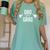 Dad Of The Grad School College University Graduation Women's Comfort Colors T-Shirt Chalky Mint