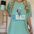 Disney Mickey Mouse 2025 Graduation Class Of '25 Rad Grad Premium Tri-Blend Women's Comfort Colors T-Shirt Chalky Mint