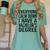 Everyone Calm Down Bachelors Degree Graduation T-Shirt Women's Comfort Colors T-Shirt Chalky Mint