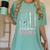 My Favorite Airman Calls Me Mama Airman Graduation Mom Women's Comfort Colors T-Shirt Chalky Mint