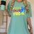 First Day Of School Shirt Peace Out Pre-K Graduation Kids So Women's Comfort Colors T-Shirt Chalky Mint