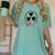 Floral Rad Tech Radiology Graduation X-Ray Tech Women's Comfort Colors T-Shirt Chalky Mint