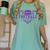 Football Senior Night Football Senior 2025 Graduation 36 Women's Comfort Colors T-Shirt Chalky Mint