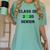 FUN CLASS OF 2020 SENIOR TENNIS GRADUATION GIFT SHIRT Women's Comfort Colors T-Shirt Chalky Mint
