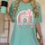 Fun Happy Last Day Of School Girl Student Graduation Rainbow Women's Comfort Colors T-Shirt Chalky Mint