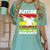 Future HBCU African American Gradute Graduation Women's Comfort Colors T-Shirt Chalky Mint