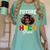 Future HBCU Grad Girl HBCU Toddler Kids Graduation Women's Comfort Colors T-Shirt Chalky Mint