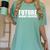 Future Marine Engineer College Graduate Graduation Women's Comfort Colors T-Shirt Chalky Mint