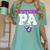 Future PA Physician Assistant Graduation Women's Comfort Colors T-Shirt Chalky Mint