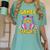 Gamer Girl Graduate Shirt Girls Kids Gamer Graduation Women's Comfort Colors T-Shirt Chalky Mint