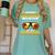 Goodbye 3rd Grade Graduation To 4th Grade First Summer Beach Women's Comfort Colors T-Shirt Chalky Mint
