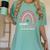 Goodbye 5TH Grade Graduation 2024 Hello 6TH Grade Rainbow Women's Comfort Colors T-Shirt Chalky Mint