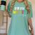 Goodbye Kindergarten Hello 1st Grade Kindergarten Graduation Women's Comfort Colors T-Shirt Chalky Mint