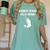 Goodbye School Hello Fishing Graduation T-Shirt Women's Comfort Colors T-Shirt Chalky Mint
