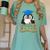Graduate Penguin Class Of 2025 Kids Graduation Women's Comfort Colors T-Shirt Chalky Mint