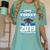 Graduation 2019 TShirt Proud Dad Of Senior Women's Comfort Colors T-Shirt Chalky Mint
