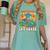 Graduation 2nd Grade Monster Truck Boys I Crushed Grad Women's Comfort Colors T-Shirt Chalky Mint