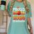 Graduation Basketball Retro Proud Mom Of A 2026 Graduate Women's Comfort Colors T-Shirt Chalky Mint