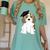 Graduation Beagle Dog 2017 Graduate Graduation Tee Women's Comfort Colors T-Shirt Chalky Mint