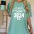 Graduation BS Class Of 2024 Grad Congratulations Graduate Women's Comfort Colors T-Shirt Chalky Mint
