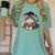 Graduation Cat Graduation Present For Graduate Grad Women's Comfort Colors T-Shirt Chalky Mint
