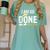Graduation Class Of 2025 I Am So Done Graduation Women's Comfort Colors T-Shirt Chalky Mint