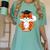 Graduation Fox School Bachelor Master Doctor Study Women's Comfort Colors T-Shirt Chalky Mint