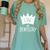 Graduation King Of Dentistry Dentist Or Hygienist Women's Comfort Colors T-Shirt Chalky Mint