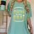 Graduation Proud Grandma Of Two 2021 Graduates High School Women's Comfort Colors T-Shirt Chalky Mint