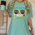 Graduation Shirt Goodbye Kindergarten Hello 1st Grade School Women's Comfort Colors T-Shirt Chalky Mint