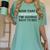 Graduation Shirt Now That I Graduated I'm Going Back To Bed Women's Comfort Colors T-Shirt Chalky Mint