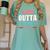 Graduation Shirt Straight Outta Preschool Class Of 2018 Tee Women's Comfort Colors T-Shirt Chalky Mint