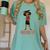 Graduation Woman Tshirt Black Melanin Masters Degree Women's Comfort Colors T-Shirt Chalky Mint
