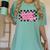 Groovy Senior Class Of 2026 Coquette Pink Bow Graduation Women's Comfort Colors T-Shirt Chalky Mint