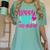 Happy Last Day Of Third 3rd Grade Teacher Student Graduation Women's Comfort Colors T-Shirt Chalky Mint