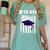 High School Graduation T Shirt Flag College Graduation Women's Comfort Colors T-Shirt Chalky Mint