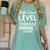 High School Level Unlocked Gamer Graduation Apparel Women's Comfort Colors T-Shirt Chalky Mint