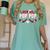 Hockey Senior Pop Pop Graduation Class Of 2026 Kids Women's Comfort Colors T-Shirt Chalky Mint