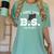 I Hope This BS Pays Off Graduation Bachelors Degree Women's Comfort Colors T-Shirt Chalky Mint