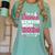 I'm A Dance Senior Mom 2026 Of Course I'm Crying Graduation Women's Comfort Colors T-Shirt Chalky Mint