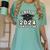I'm Done With Class Of 2024 Graduation Done Class Of 2024 Women's Comfort Colors T-Shirt Chalky Mint