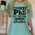 I'm A PhD Call Me Doctor Doctorate Degree Graduation Women's Comfort Colors T-Shirt Chalky Mint