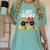 I Just Crushed Preschool Monster Graduation Pre-K Shirt Women's Comfort Colors T-Shirt Chalky Mint