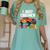 I Just Crushed Preschool Monster Truck Graduation Women's Comfort Colors T-Shirt Chalky Mint