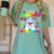 I Just Crushed Preschool Pre-K Preschoolers Graduation Women's Comfort Colors T-Shirt Chalky Mint