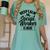 Keep Calm The Social Worker Is Here Graduation Work Job Women's Comfort Colors T-Shirt Chalky Mint