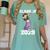 Kids Class Of 2029 Shirt Graduation Dabbing Mermaid Shirt Women's Comfort Colors T-Shirt Chalky Mint